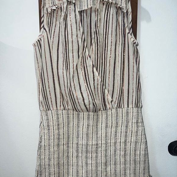 Veronica Beard Cox Smocked Striped Mini Dress - Picture 12 of 15